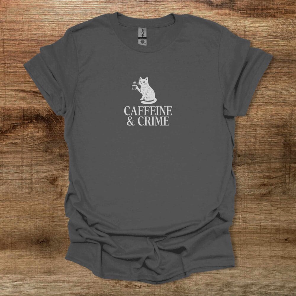 Caffeine & Crime Charocal T-Shirt Unisex Caffeine & Crime Charocal T Shirt Unisex
