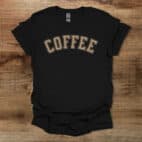 Coffee College Black T Shirt Unisex