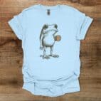 Cottage Core Boho Coffee Frog Light Blue