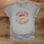 Just a Girls Who Loves Coffee Sport Grey T Shirt Unisex