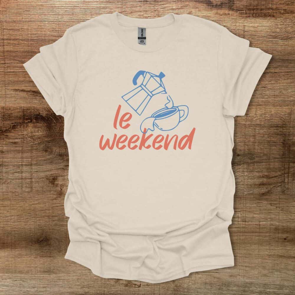 Le Weekend Natural T-Shirt Unisex Le Weekend Natural T Shirt Unisex