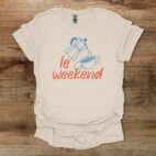 Le Weekend Natural T Shirt Unisex