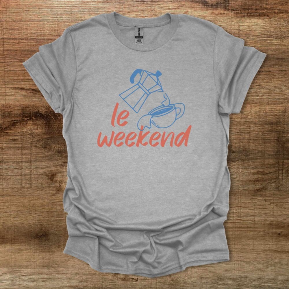 Le Weekend Sport Grey T-Shirt Unisex Le Weekend Sport Grey T Shirt Unisex