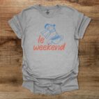 Le Weekend Sport Grey T Shirt Unisex