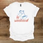 Le Weekend White T Shirt Unisex