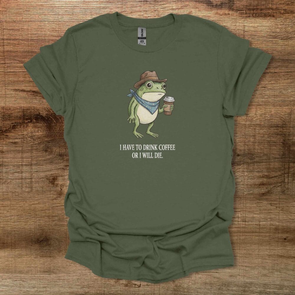 Military Green T Shirt Unisex