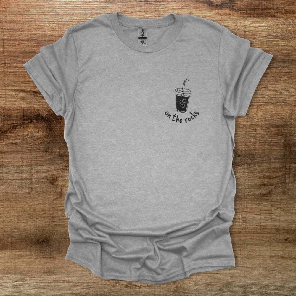 On The Rocks Pocket Sport Grey T-Shirt Unisex On The Rocks Pocket Sport Grey T Shirt Unisex