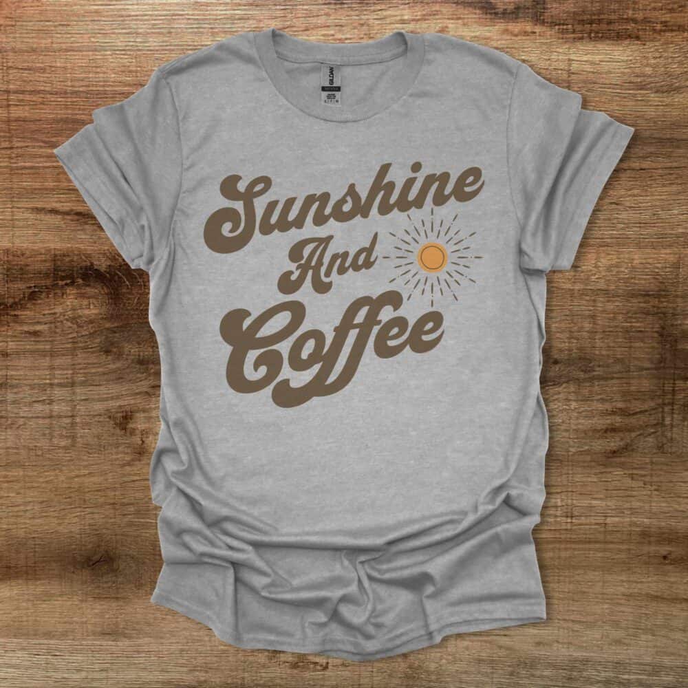Sunshine And Coffee Sport Grey T-Shirt Unisex Sunshine And Coffee Sport Grey T Shirt Unisex