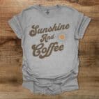 Sunshine And Coffee Sport Grey T Shirt Unisex