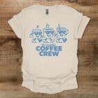 The Mighty Coffee Crew Natural T Shirt Unisex