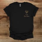 Tini Time Espresso Martini Charocal Black T Shirt Unisex