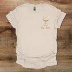 Tini Time Espresso Martini Natural T Shirt Unisex
