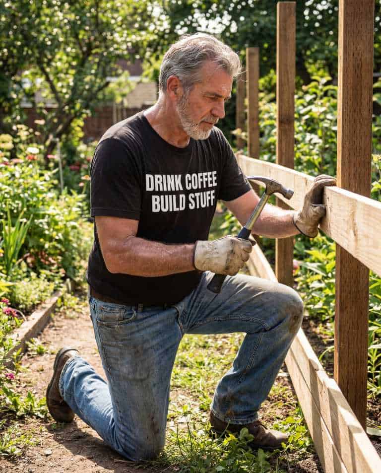 Supremevibes grandpa fixing a fence