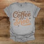 Coffee Snob Sport Grey T Shirt Unisex
