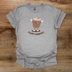 Happy Monday Coffee Mascot Sport Grey T Shirt Unisex