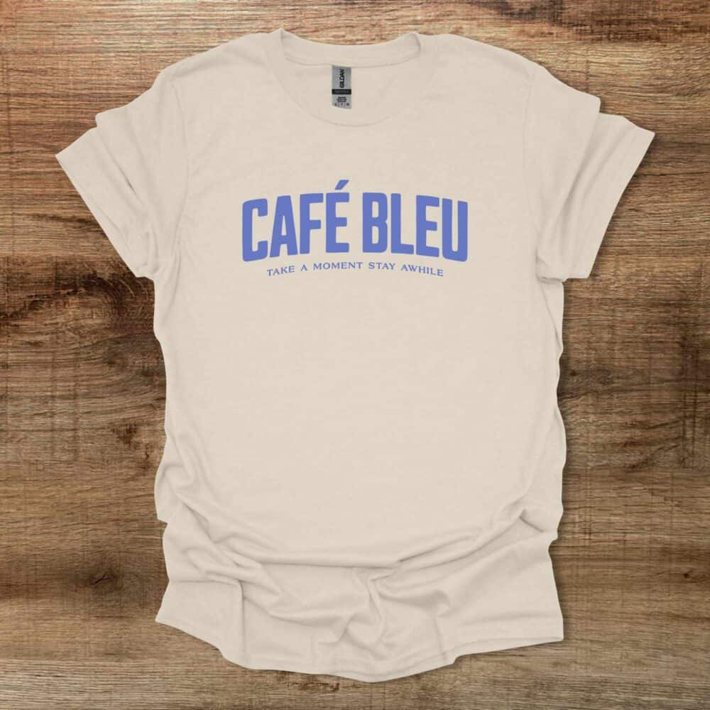 Café Bleu Natural T-Shirt Unisex Café Bleu Natural T Shirt Unisex