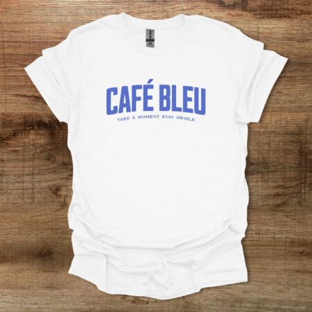 Café Bleu White T Shirt Unisex