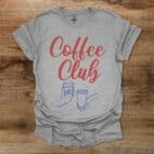 Coffee Club Sport Grey T Shirt Unisex