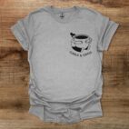 Cuddle and Coffee Sport Grey T Shirt Unisex