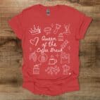 Queen of the Coffee Break Red
