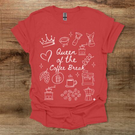 Queen of the Coffee Break Red