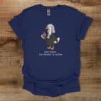 Your Honor The Verdict is Coffee Navy T Shirt Unisex