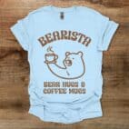 Bearista Bear Hugs & Coffee Mugs Light Blue