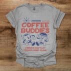 Coffee Buddies Mascot Sport Grey T Shirt Unisex