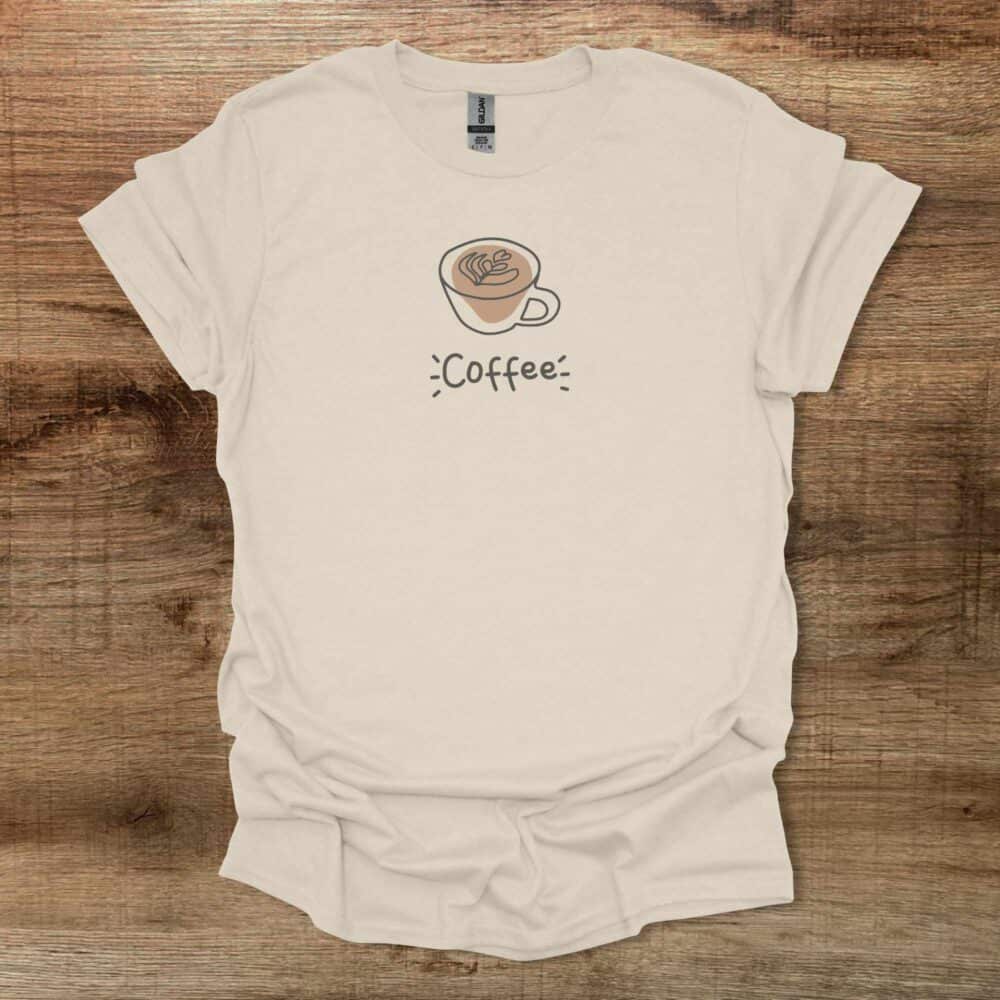 Coffee Small Centered Natural T-Shirt Unisex Coffee Small Centered Natural T Shirt Unisex