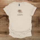 Coffee Small Centered Natural T Shirt Unisex