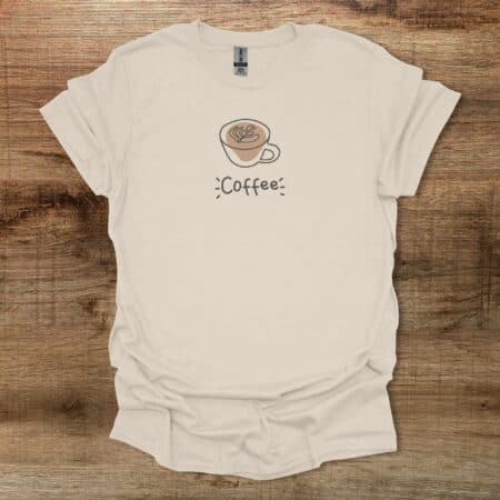 Coffee Small Centered Natural T-Shirt Unisex Coffee Small Centered Natural T Shirt Unisex