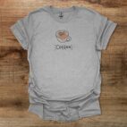 Coffee Small Centered Sport Grey T Shirt Unisex