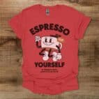 Espresso Yourself Mascot Red