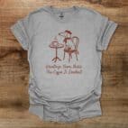 Greetings from Paris The Coffee is Excellent Sport Grey T Shirt Unisex