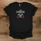 I love coffee Black T Shirt Unisex