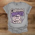 Caffeinated Nurses Club Sport Grey T Shirt Unisex