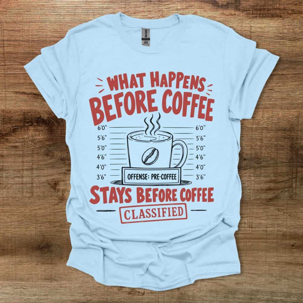 Before Coffee Light Blue Before Coffee Light Blue