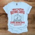 Before Coffee Light Blue