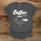 Coffee Time Charocal T Shirt Unisex