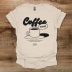 Coffee Time Natural T Shirt Unisex
