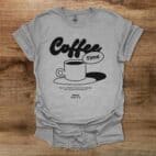 Coffee Time Sport Grey T Shirt Unisex