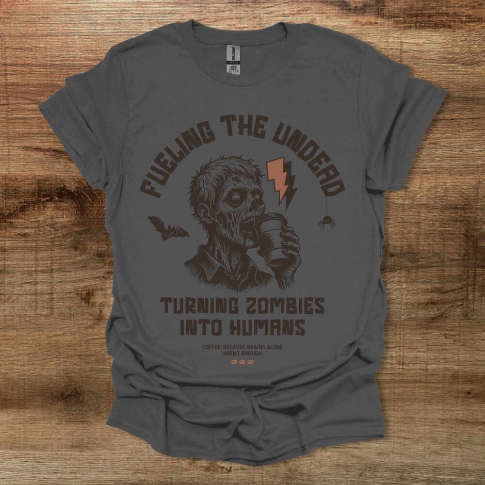 Fueling The Undead Charocal T-Shirt Unisex Fueling The Undead Charocal T Shirt Unisex