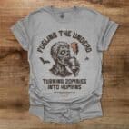 Fueling The Undead Sport Grey T Shirt Unisex