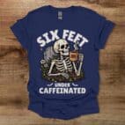 Six Feet Under Navy T Shirt Unisex