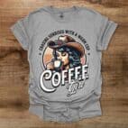 Western Girl Coffee Sport Grey T Shirt Unisex