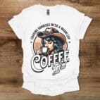 Western Girl Coffee White T Shirt Unisex