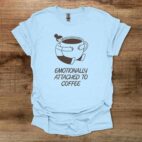 Attached To Coffee Light Blue