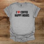Coffee Happy Hours Sport Grey T Shirt Unisex