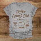 Coffee Lovers Club Sport Grey T Shirt Unisex