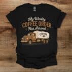 Coffee Supply Black T Shirt Unisex
